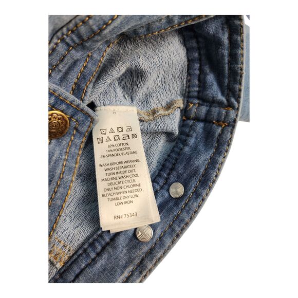 Issac Mizrahi Little Girls Denim Jean Jacket Sz XS (4) Cowgirl School Streetwear - Picture 7 of 9